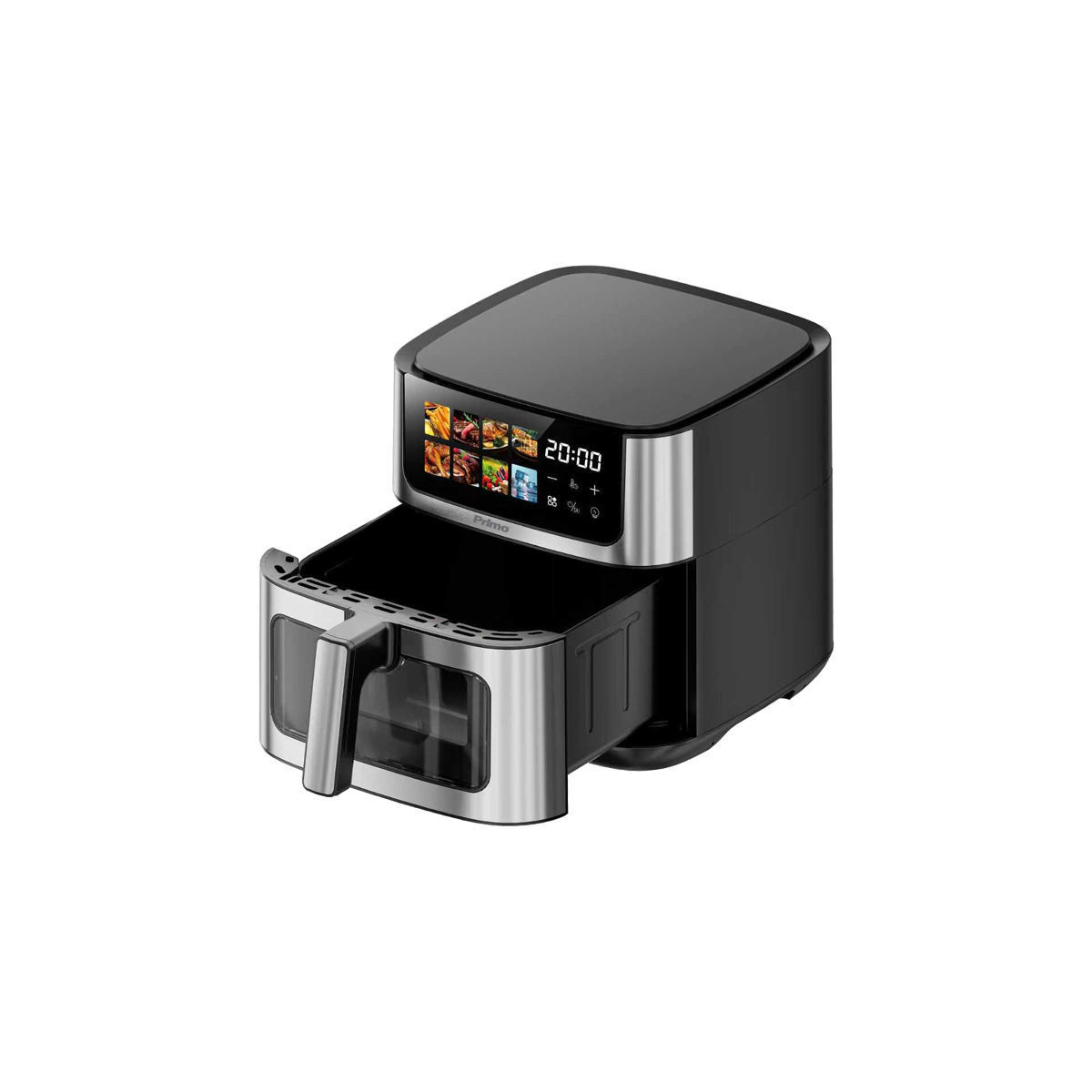 Φριτέζα Αέρος PRAF-40566 Primo Digital 8L 1800W Inox/Μαύρη - Image 3