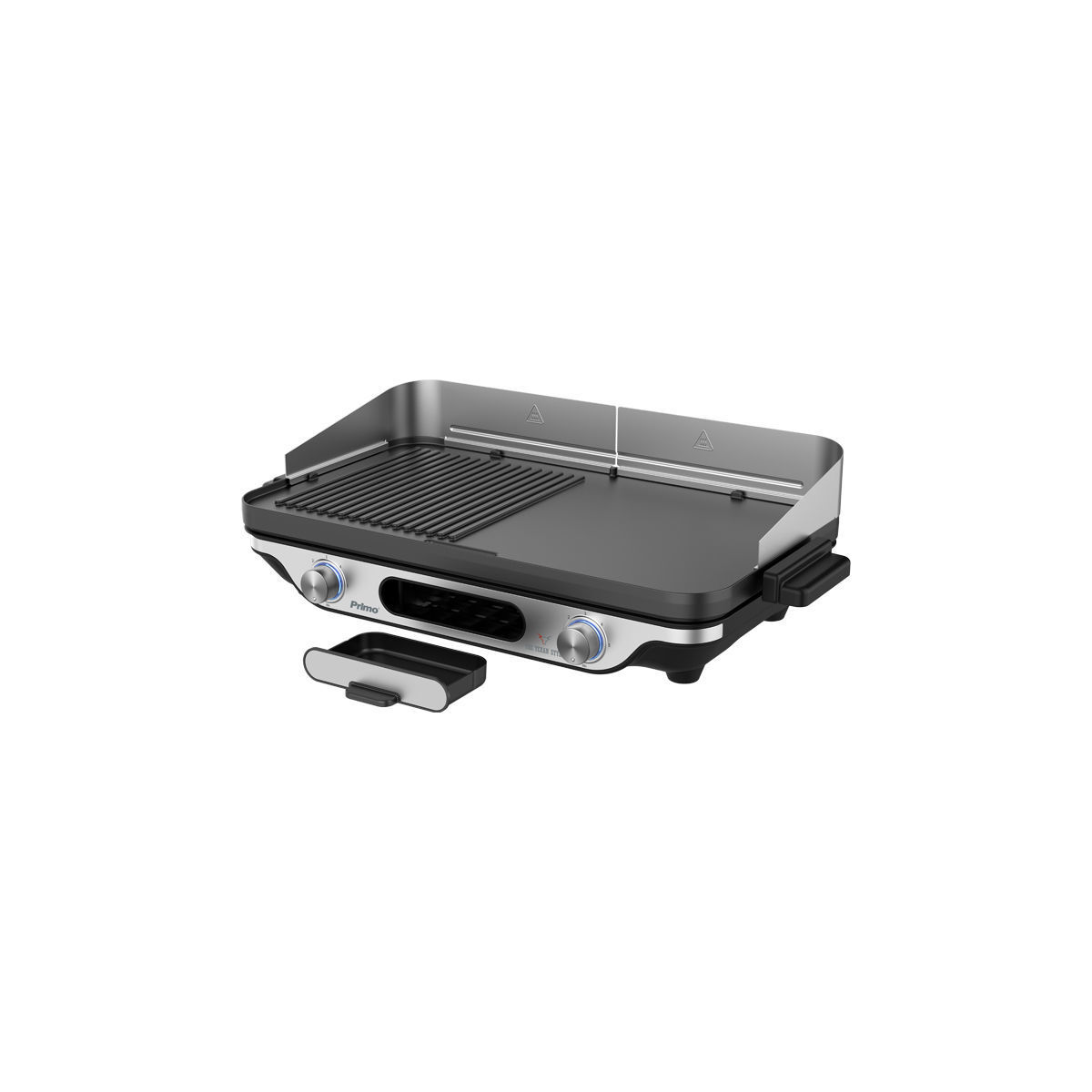 Μπάρμπεκιου PRBQ-40498 Primo Επιτραπέζιο 2400W Με κάλυμμα αέρα 52.2X30.4εκ. Μαύρο/Inox - Image 2