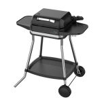 Zitaget Photo of Μπάρμπεκιου PRBQ-40499 Primo Με σταντ 3050W Με πλαϊνά ράφια + καπάκι 41.8X37.3εκ. Μαύρο/Inox