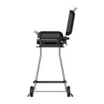 Μπάρμπεκιου PRBQ-40499 Primo Με σταντ 3050W Με πλαϊνά ράφια + καπάκι 41.8X37.3εκ. Μαύρο/Inox - Image 3
