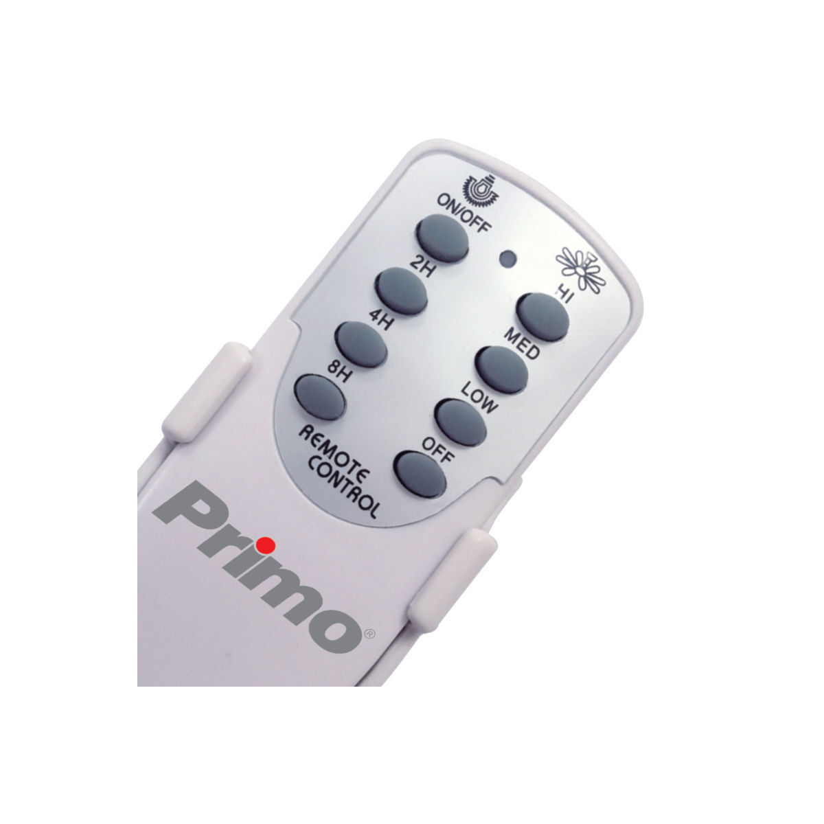 Ανεμιστήρας Οροφής PRCF-80282 Primo 44'' 110εκ. Με Τηλεχειριστήριο 1Φως 5Φτερά Διάφανα - Image 3