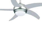 Ανεμιστήρας Οροφής PRCF-80425 Primo 44'' 110εκ. Με Τηλεχειριστήριο 1Φως 5Φτερά Ασημί - Image 2