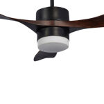 Ανεμιστήρας Οροφής PRCF-80437 Primo DC 56'' 142εκ. Με Τηλεχειριστήριο 1Φως LED 3Φτερά Μαύρο/Καφέ - Image 2