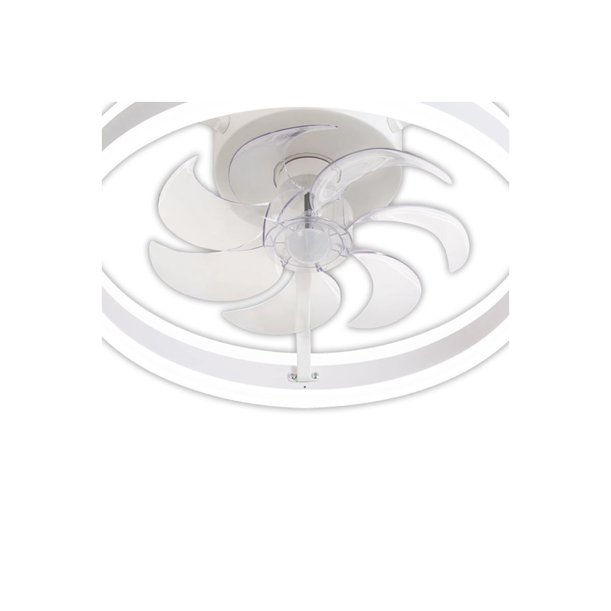 Ανεμιστήρας Οροφής PRCF-80609 Primo 20'' 50εκ. Με Τηλεχειριστήριο 1Φως LED 7 Φτερά Λευκός - Image 2