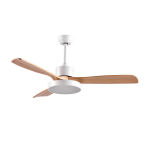 Zitaget Photo of Ανεμιστήρας Οροφής PRCF-80616 Primo 52'' 130εκ. Με Τηλεχειριστήριο 1Φως LED 3Φτερά Λευκός με ξύλινα φτερά