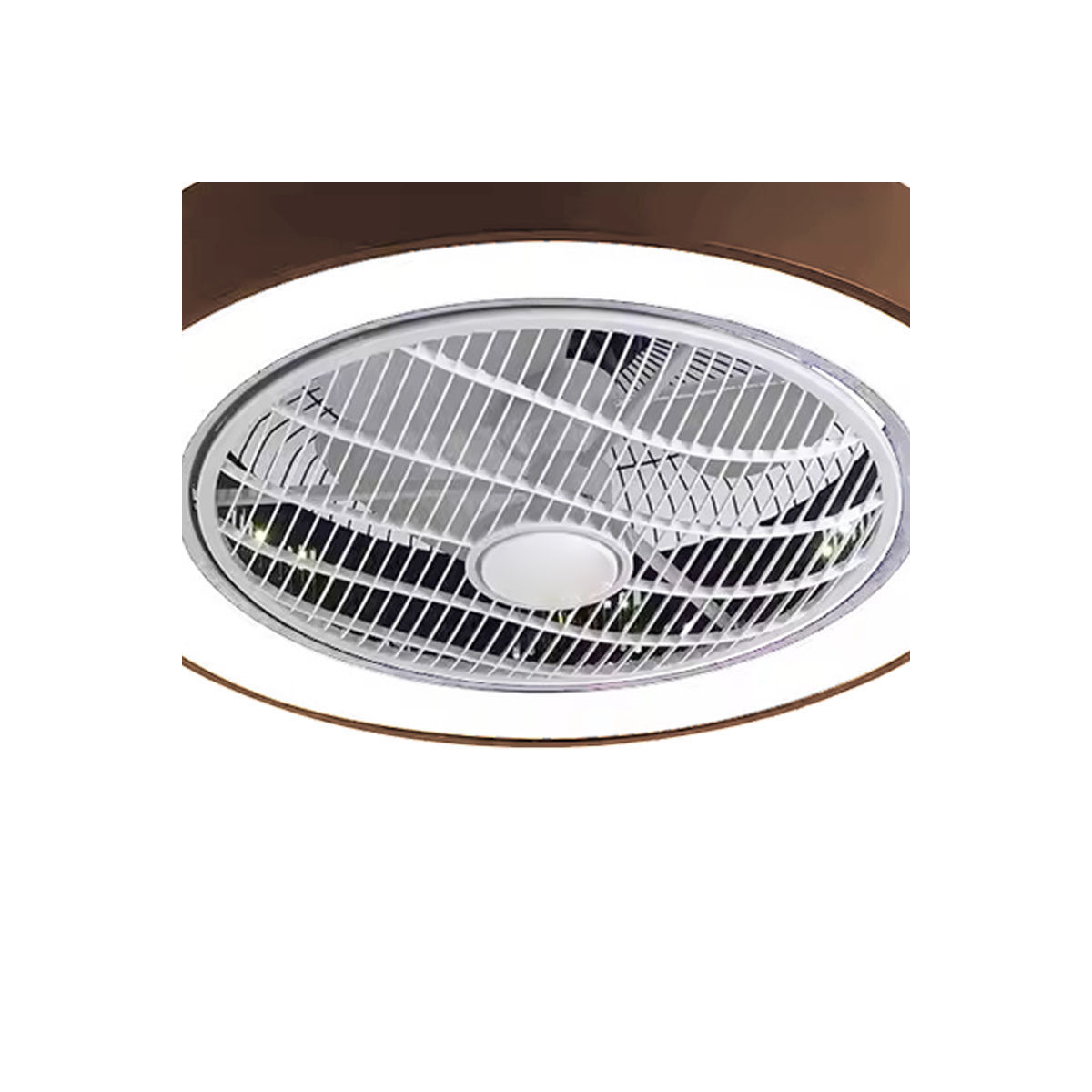 Ανεμιστήρας Οροφής PRCF-80669 Primo DC 19'' 48εκ. Με Τηλεχειριστήριο 1Φως LED Λευκός-Καφέ - Image 2
