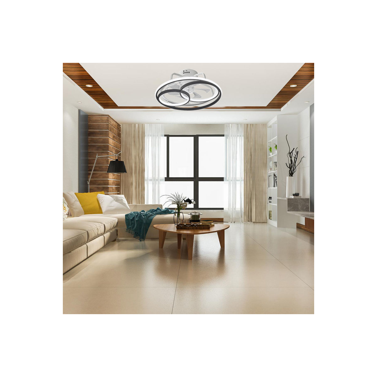 Ανεμιστήρας Οροφής PRCF-80676 Primo DC 20'' 50εκ. Με Τηλεχειριστήριο 2 Φώτα LED - Image 3