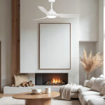 Ανεμιστήρας Οροφής PRCF-80727 PRIMO 52'' 132εκ. Με Τηλεχειριστήριο 1 Φως LED 3Φτερά IP66 με WiFi Λευκός - Image 3