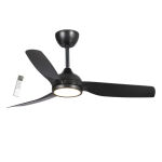 Zitaget Photo of Ανεμιστήρας Οροφής PRCF-80728 PRIMO 52'' 132εκ. Με Τηλεχειριστήριο 1 Φως LED 3Φτερά IP66 με WiFi Μαύρος