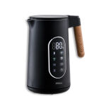 Zitaget Photo of Βραστήρας PRCK-40495 Primo 1.7L 2200W Digital Ανοξείδωτος Cool touch Wooden/Μαύρος