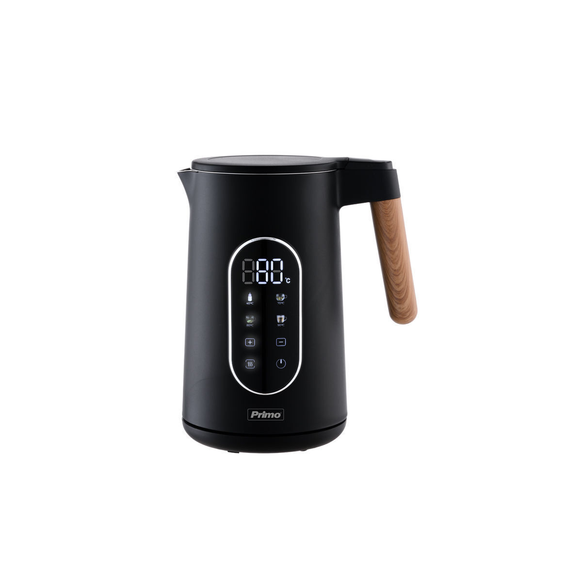 Βραστήρας PRCK-40495 Primo 1.7L 2200W Digital Ανοξείδωτος Cool touch Wooden/Μαύρος - Image 3