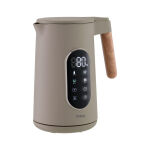 Zitaget Photo of Βραστήρας PRCK-40496 Primo 1.7L 2200W Digital Ανοξείδωτος Cool touch Wooden/Γκρι