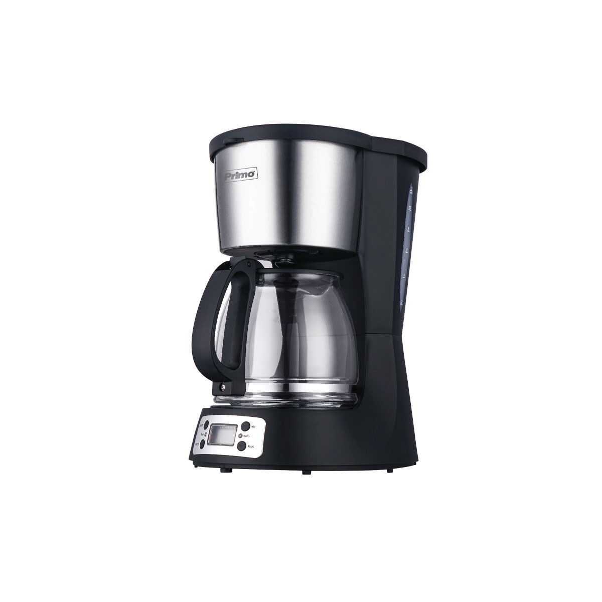 Καφετιέρα φίλτρου PRCM-40250 Primo Digital Eco 1.5L 12φλ Μαύρη-Inox - Image 2
