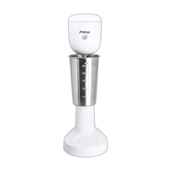 Zitaget Photo of Φραπιέρα PRCM-40551 Primo 120W Ανοξείδωτο ποτήρι Λευκή
