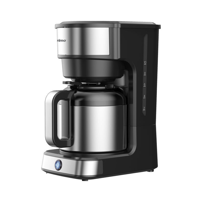 prcm-40581-primo-12l-10-inox_0003513 Zitaget Photo of Καφετιέρα φίλτρου PRCM-40581 Primo με ανοξείδωτη κανάτα θερμός 1.2L 10φλ Μαύρη-Inox