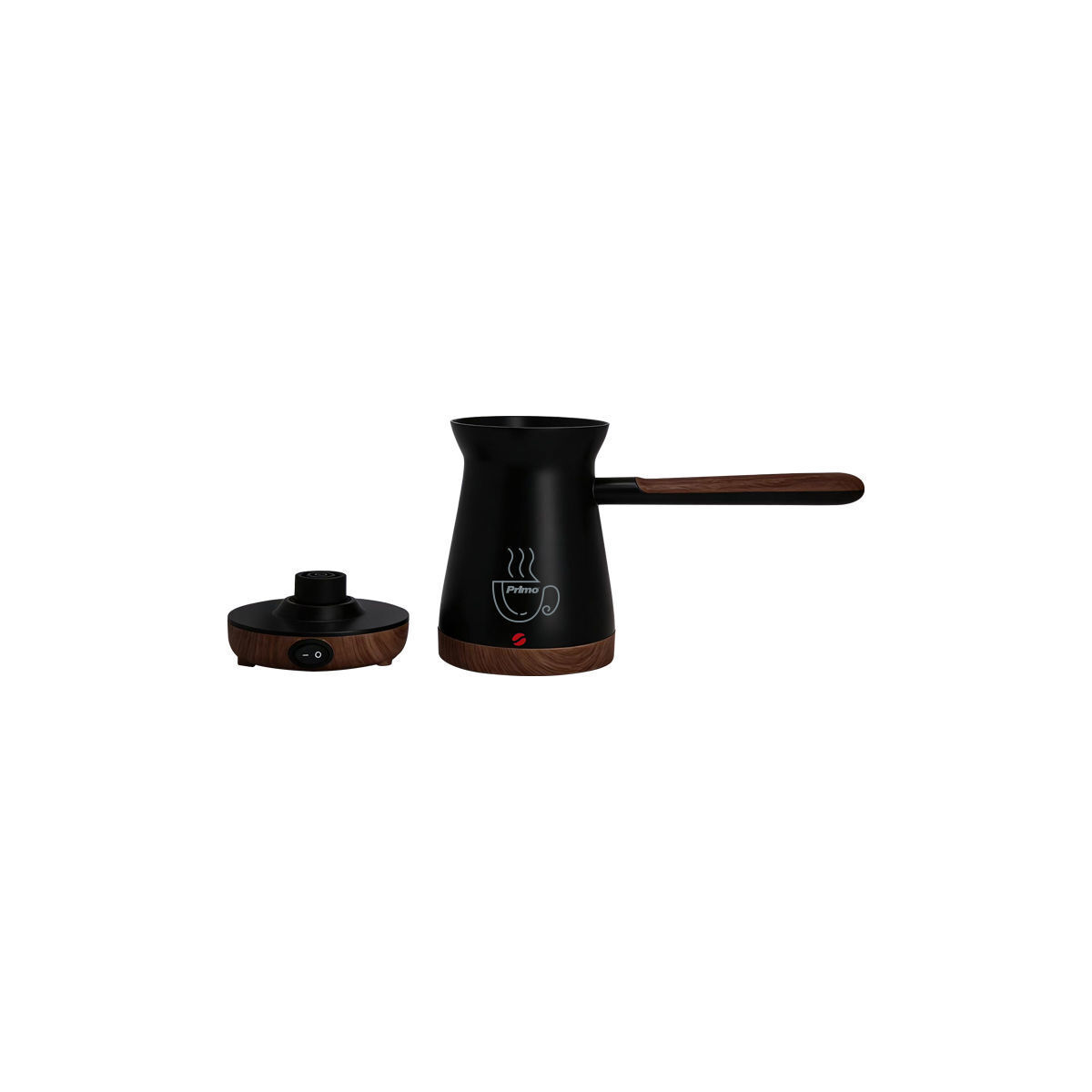 Μπρίκι Καφέ Ηλεκτρικό PRCP-40583 Primo 800W Μαύρο/Wooden - Image 2