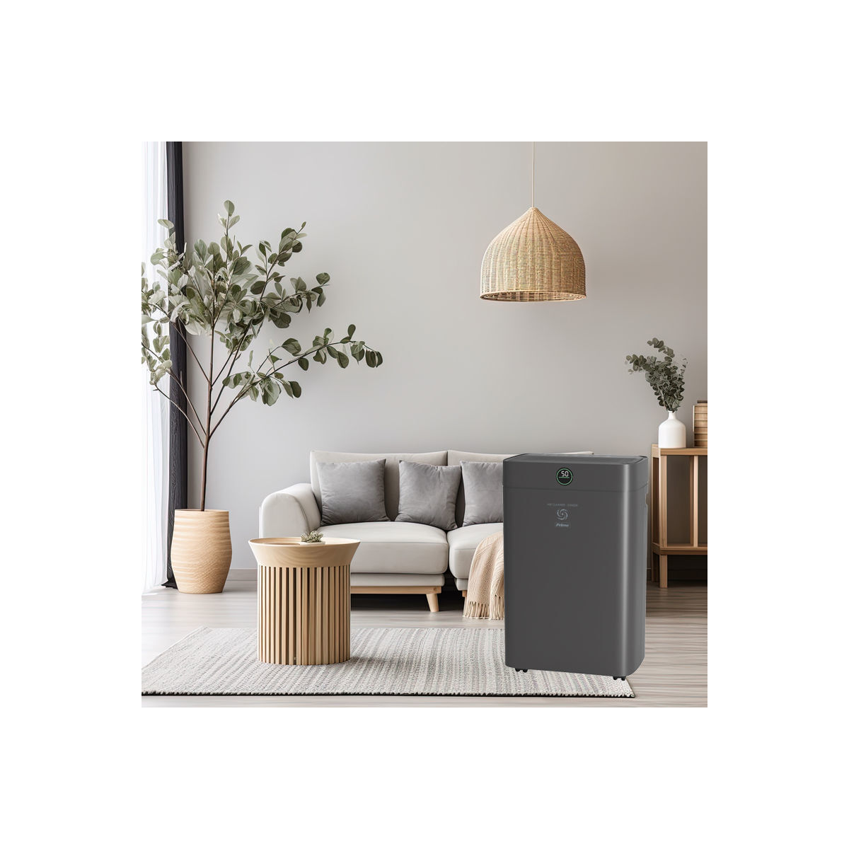 Αφυγραντήρας PRDH-45022i Primo 20L Ηλ/νικός Με Wifi R290 + Χρωματική 'Ενδειξη Υγρασίας+Ιονιστή+Φίλτρο Ενεργού 'Ανθρακα, Ανθρακί - Image 3