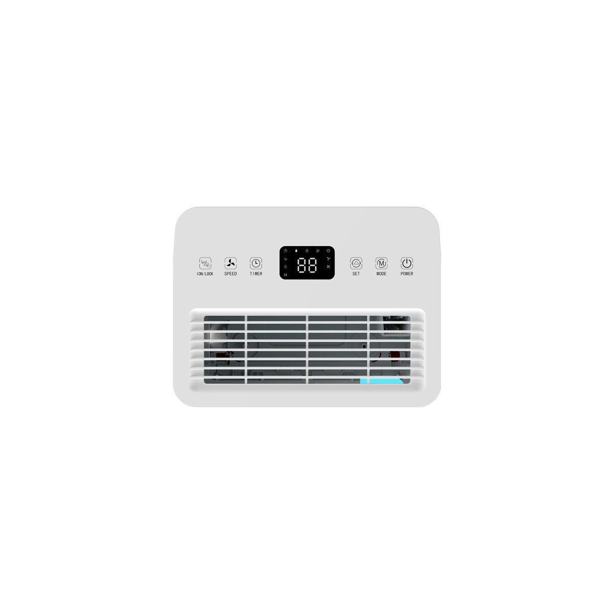 Αφυγραντήρας PRDH-45023i Primo 10L Ηλ/νικός R290 Με Χρωματική Ένδειξη Υγρασίας + Ιονιστή + Φίλτρο Ενεργού Άνθρακα Λευκός - Image 3