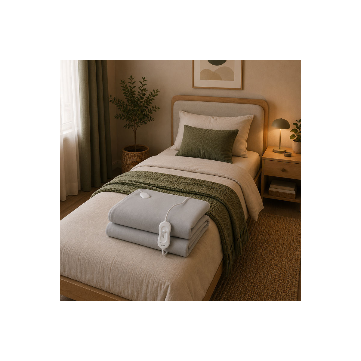 Ηλεκτρικό Επίστρωμα PREB-81132 Primo Μονό 150x80cm Polyester & Polar Fleece - Image 2