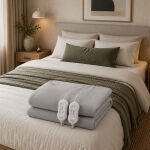 Ηλεκτρικό Επίστρωμα PREB-81133 Primo Διπλό 160x140cm Polyester & Polar Fleece - Image 2