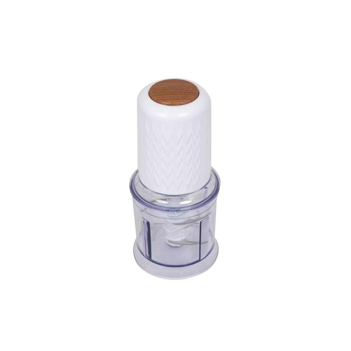 Πολυκόπτης PRFC-40447 Primo 3πλό Mαχαίρι 500W 700ml Λευκό-Wooden - Image 2
