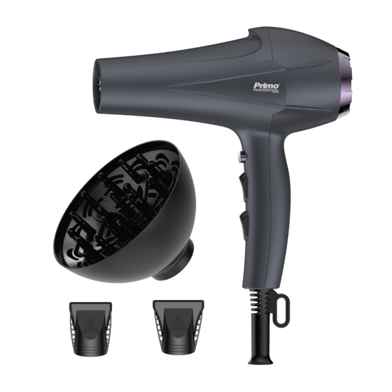 Zitaget Photo of Σεσουάρ PRHD-40458 Primo 2400W AC Με λειτουργία ιονισμού και κρύο αέρα Ανθρακί