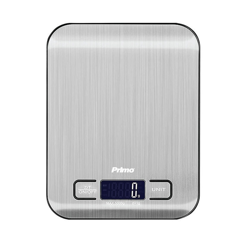 prks-40469-primo-5kg-1g-inox_0002093 Zitaget Photo of Ζυγαριά Κουζίνας PRKS-40469 Primo Ψηφιακή 5Kg-1g Φωτιζόμενη οθόνη Inox