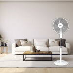 Ανεμιστήρας Ορθοστάτης PRSF-80446 Primo 16'' 40εκ. Λευκό - Γκρι - Image 2
