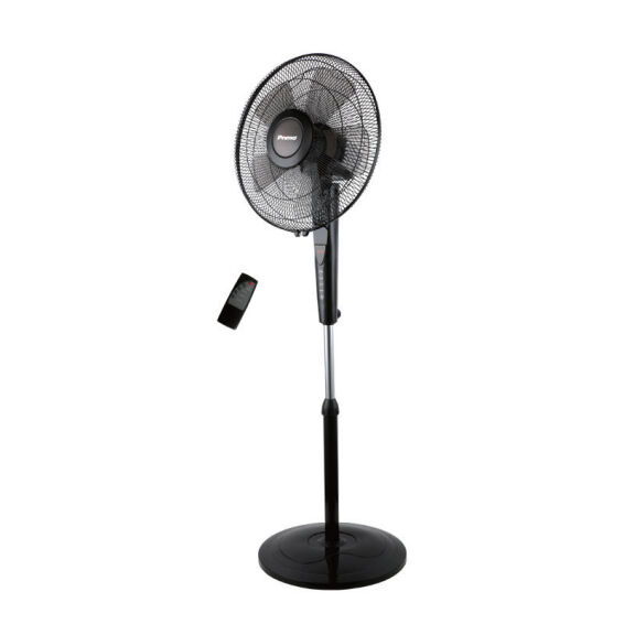 Zitaget Photo of Ανεμιστήρας Ορθοστάτης PRSF-80505 Primo 16'' 40εκ. Με Τηλεχειριστήριο 5Φτερά Μαύρος