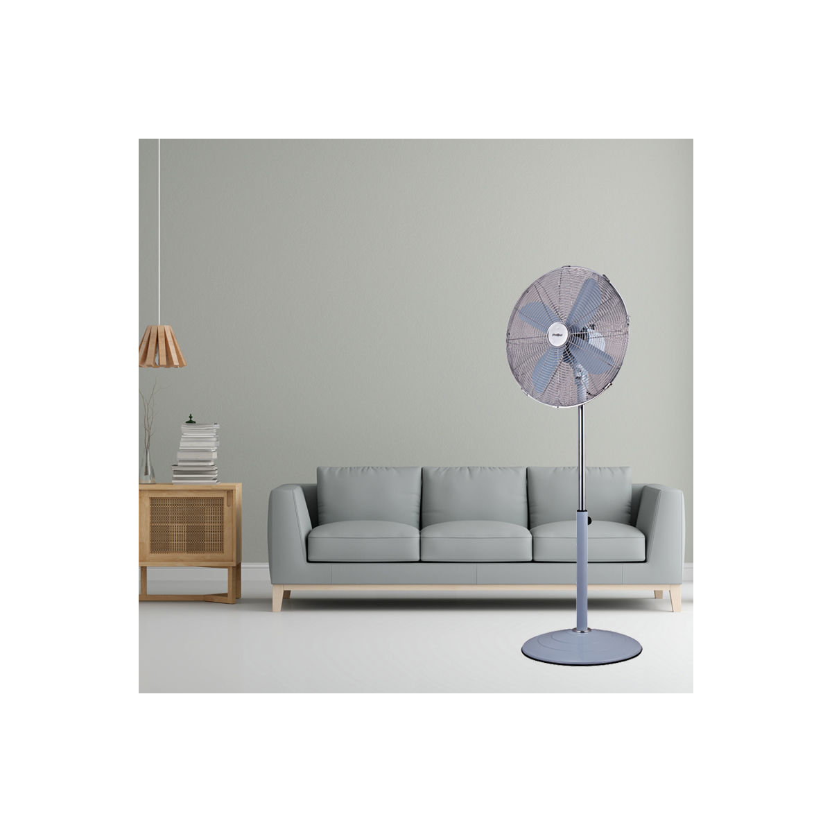Ανεμιστήρας Ορθοστάτης PRSF-80575 Primo 16'' 40εκ. Μεταλλικός Μπλε - Image 2