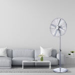 Ανεμιστήρας Ορθοστάτης PRSF-80576 Primo 16'' 40εκ. Μεταλλικός Χρώμιο - Image 2