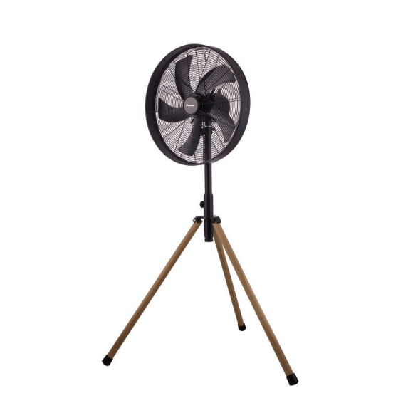 Zitaget Photo of Ανεμιστήρας Ορθοστάτης PRSF-80580 Primo 18'' 45εκ. Μεταλλικός Με Wooden Finish Τρίποδο Μαύρος