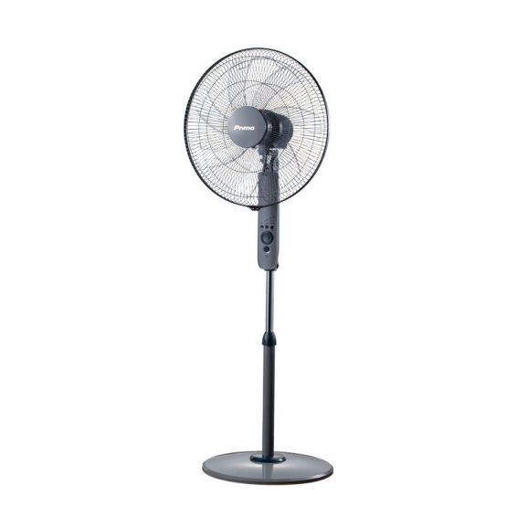 Zitaget Photo of Ανεμιστήρας Ορθοστάτης PRSF-80656 Primo 18'' 45εκ. Με Τηλεχειριστήριο 7Φτερά Γκρι
