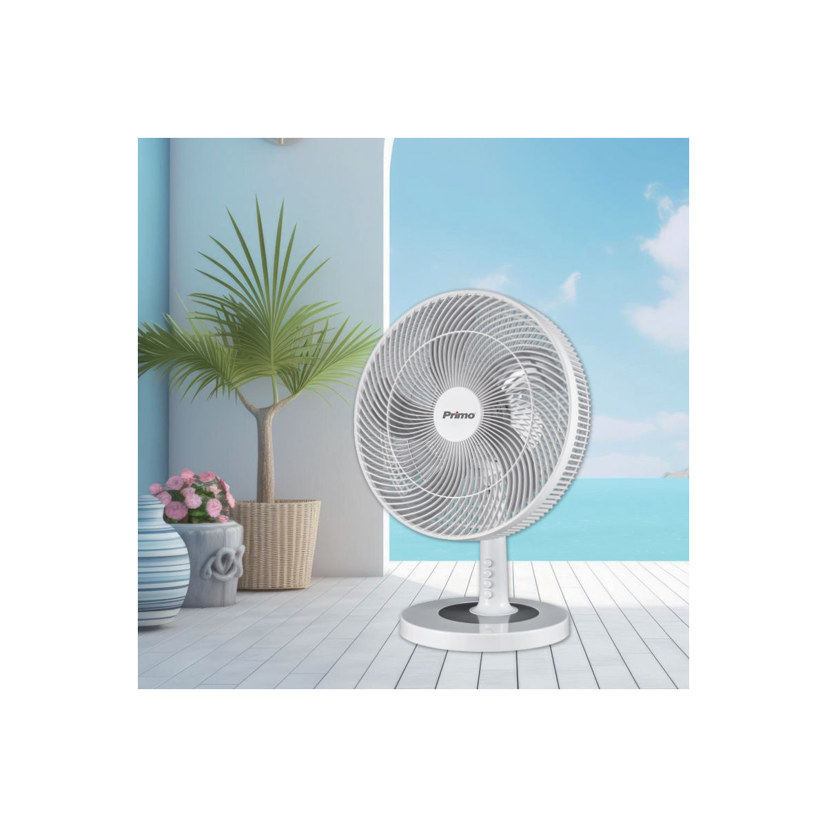 Ανεμιστήρας Επιτραπέζιος PRTF-80708 Primo 16'' 40εκ. Λευκός - Image 2