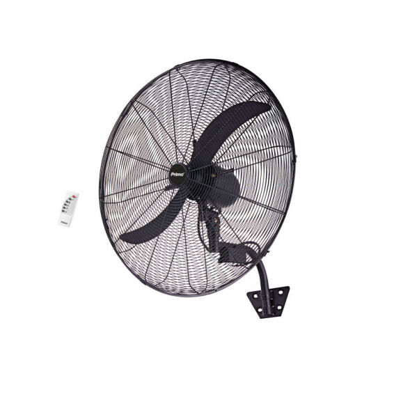 Zitaget Photo of Ανεμιστήρας Τοίχου PRWF-80455 Primo 26'' 65εκ. Βιομηχανικός 200W Με Τηλεχειριστήριο Μαύρος
