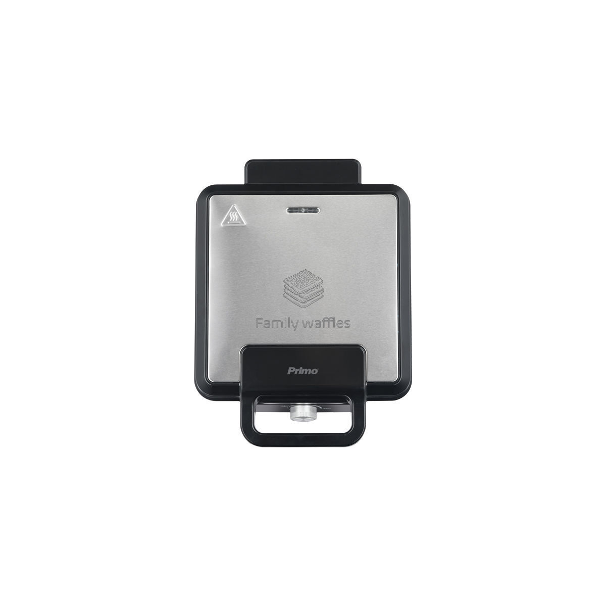 Βαφλιέρα PRWM-40548 Primo 4 θέσεων 1500W κεραμικές marble πλάκες Inox/Μαύρη - Image 3