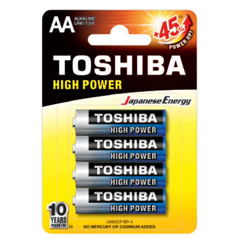 toshiba-aa-lr6gcp-bp-4_0000753 Zitaget Photo of Μπαταρία TOSHIBA AA - LR6GCP BP-4