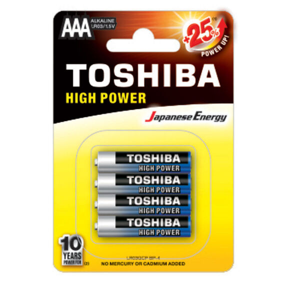 Zitaget Photo of Μπαταρία TOSHIBA AAA - LR03GCP BP-4